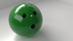 bowling ball p 3D