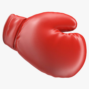 boxing glove rigged 3D