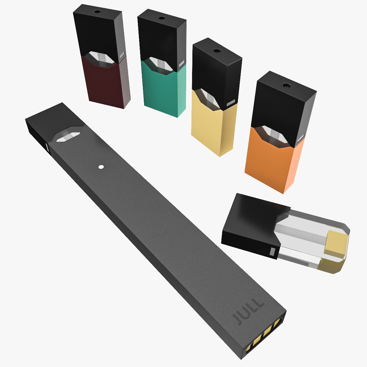 3D model vaping pod juul TurboSquid 1432691