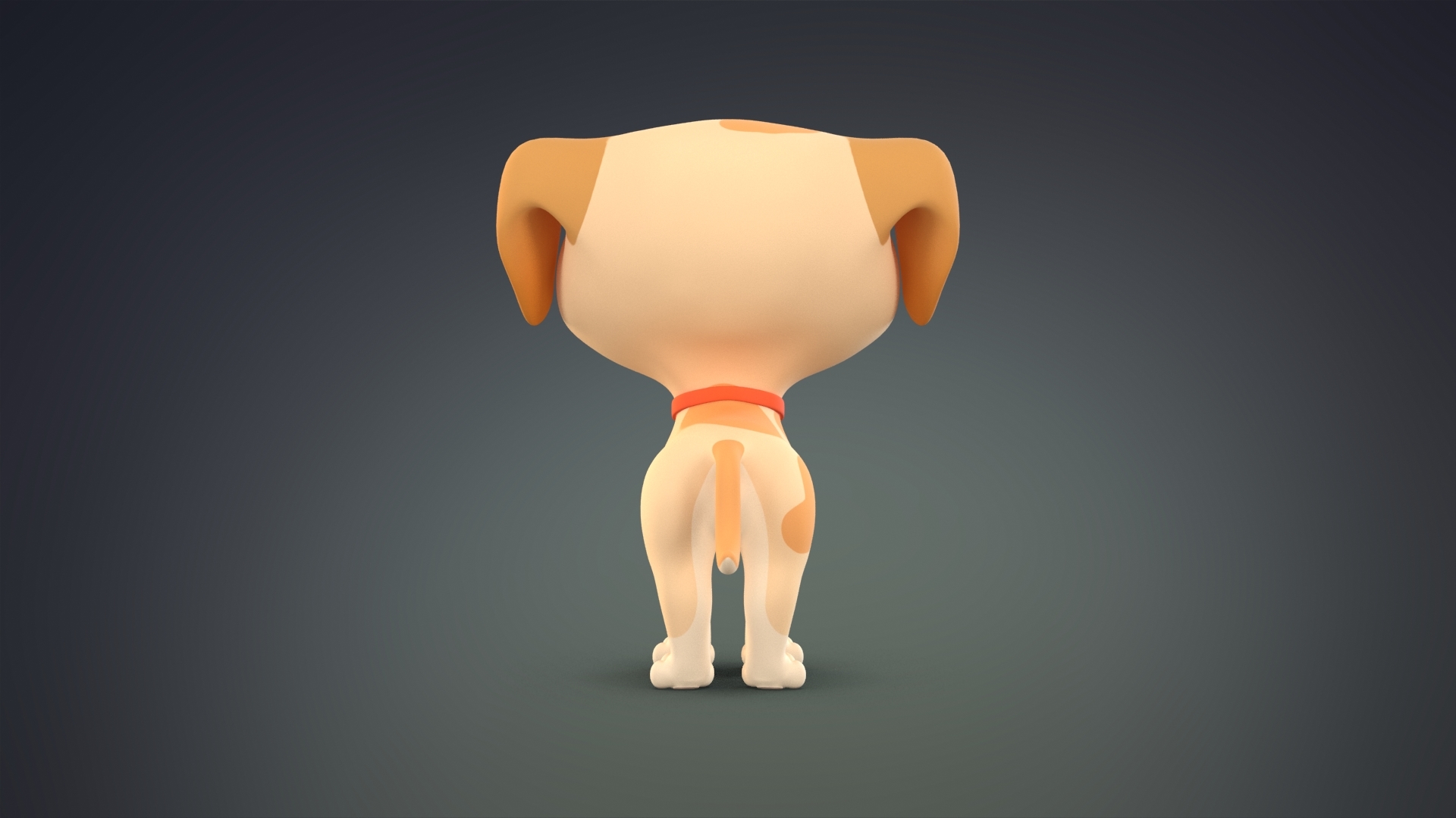 Cute cartoon dog puppy 3D - TurboSquid 1434165