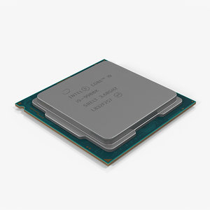 3D intel core i9 9900k model