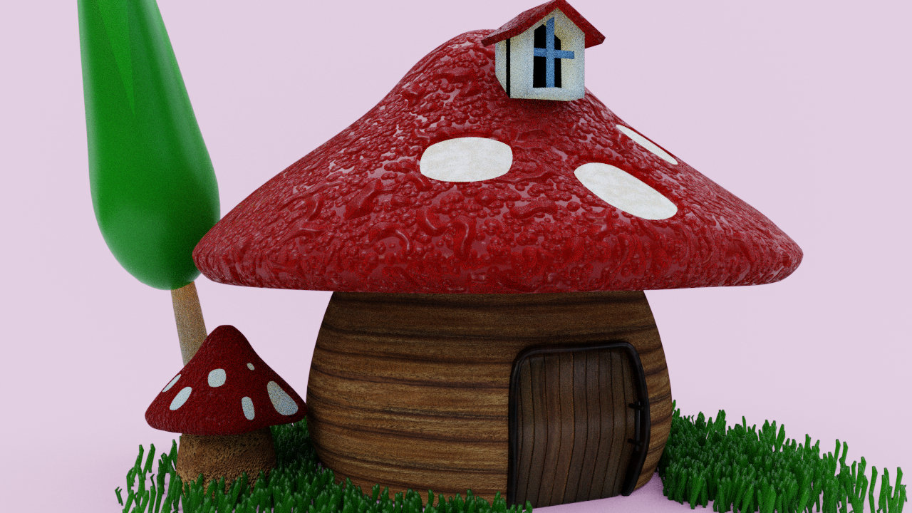 Pilz Haus 3d Modell Turbosquid 1434306