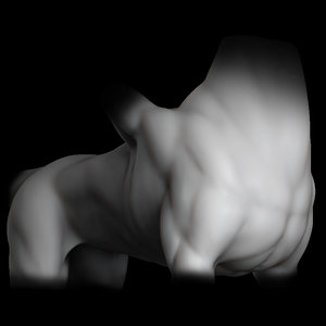 dragon body concept creature 3D model