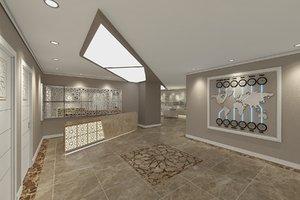 lobby hall 3D model