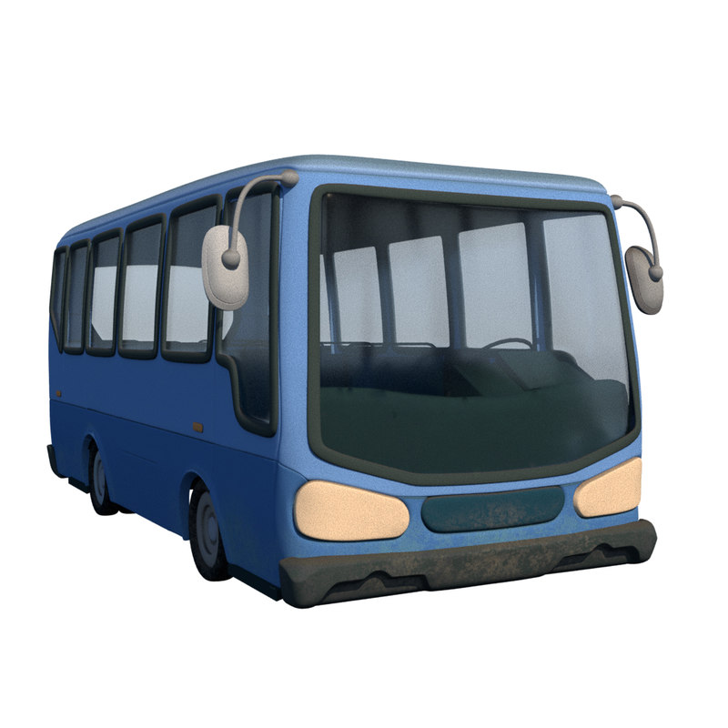 Toon bus  3D TurboSquid 1435110