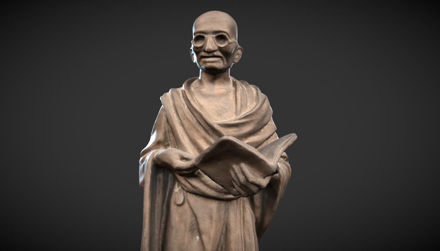 3D sculpture gandhi model - TurboSquid 1435250
