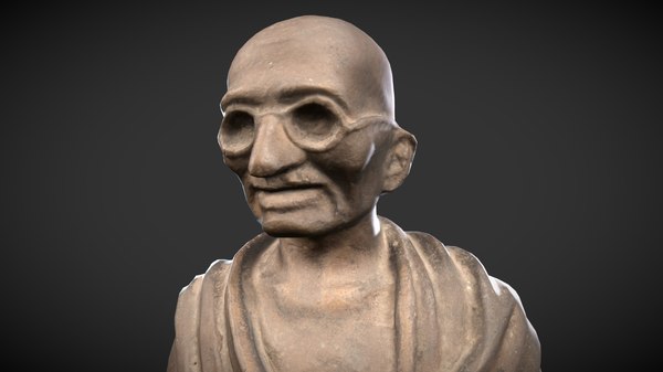 3D sculpture gandhi model - TurboSquid 1435250