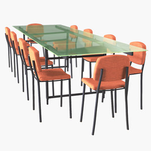 furniture seating table 3D model