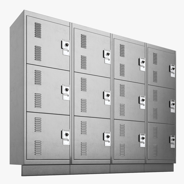 Deployable storage lockers 3D model TurboSquid 1435303