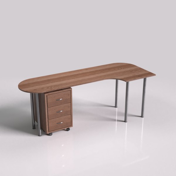 Arbeitstisch 3D Modell TurboSquid 1435344