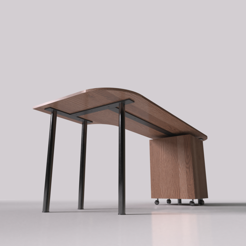 Arbeitstisch 3D Modell TurboSquid 1435344