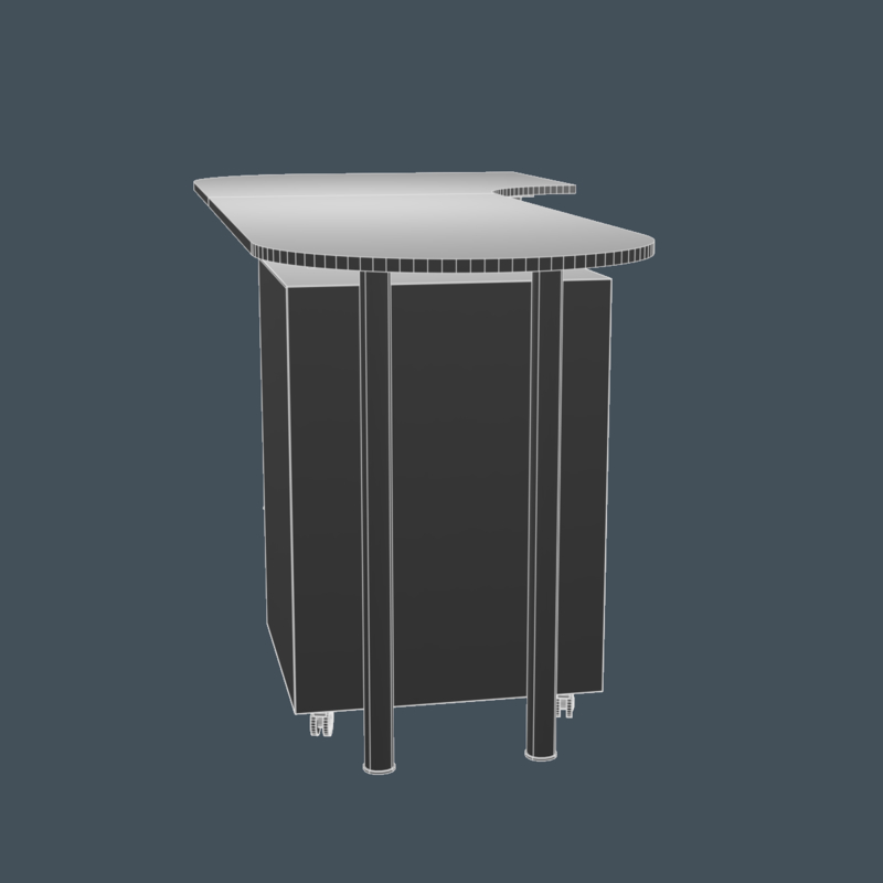 Arbeitstisch 3D Modell TurboSquid 1435344