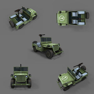 army jeep 3D