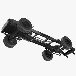 simple truck frame chassis model