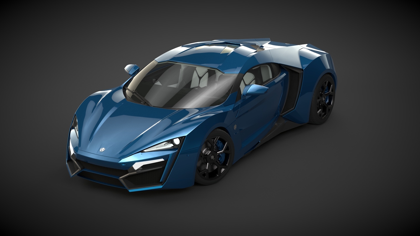 W motors lykan hypersport 3D model - TurboSquid 1435142