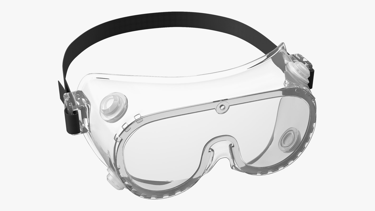 Lab safety goggles 3D TurboSquid 1435821