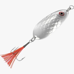 fishing spoon 3D model