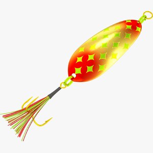 3D fishing spoon