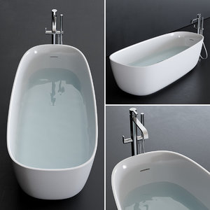 3D model river bathtub