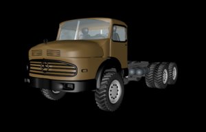 3D truck vehicle
