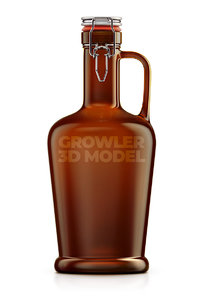 growler beer 3D model