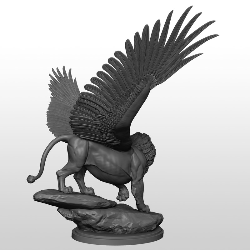 3D daniel 7 beasts winged - TurboSquid 1436003