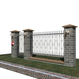 fence 3D model