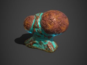 3D alien flora model