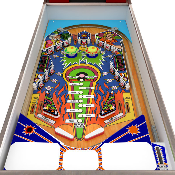 3D model moon flight pinball - TurboSquid 1188432