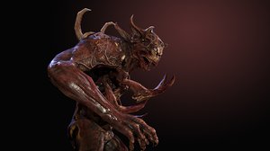 3D character demonheavy