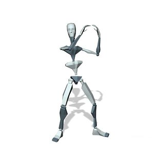 Worker carry stand idle and walk