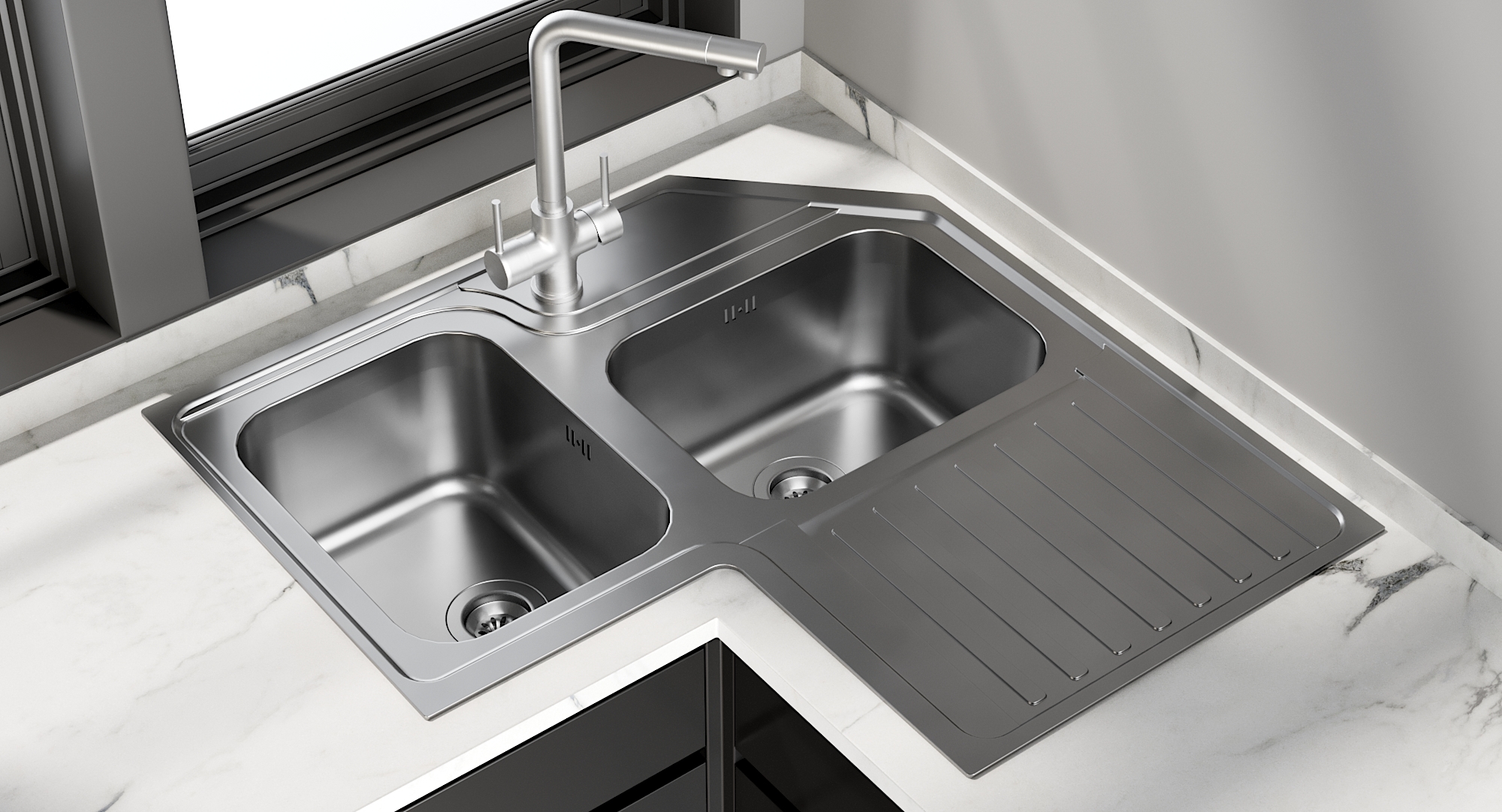 Realistic Sink Alba Mixer Model Turbosquid 1436166 Realistic Sink Alba Mixer Model