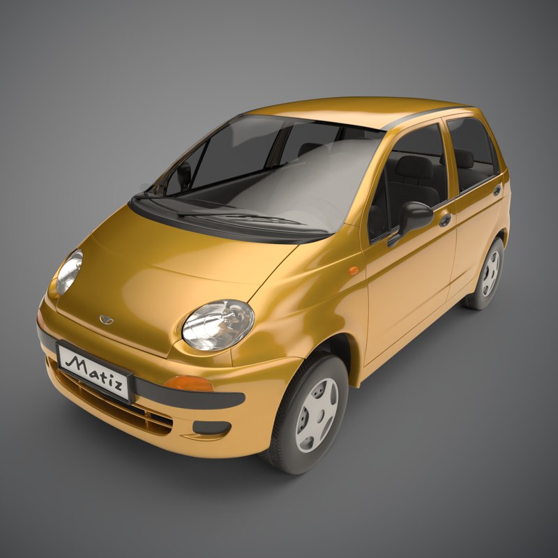 Daewoo matiz 3d model