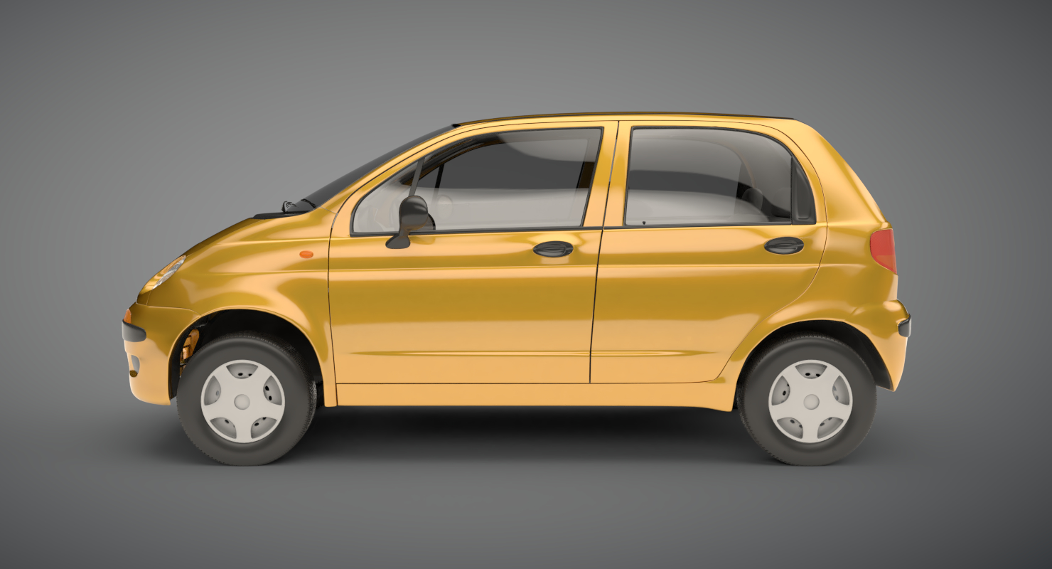 Daewoo matiz 3d model