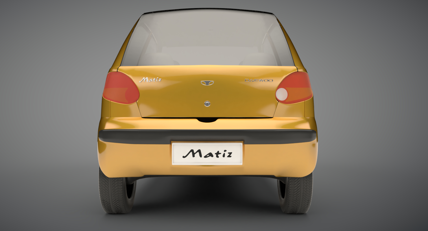 Daewoo matiz 3d model