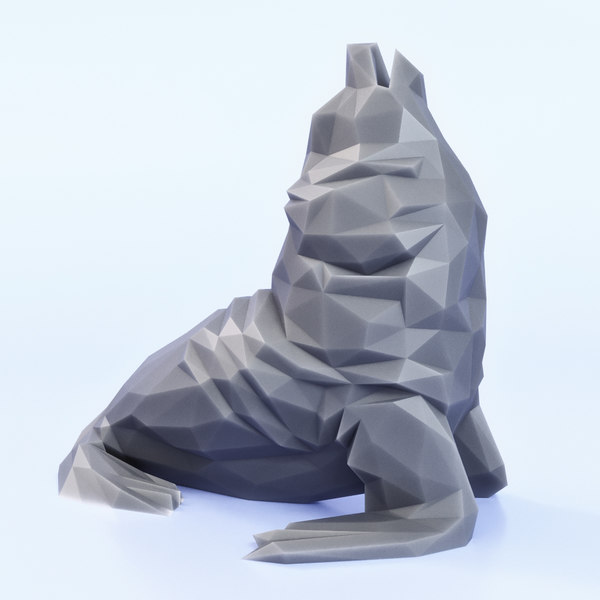 fur seal 3d model