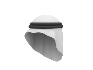 arab headdress 3D model