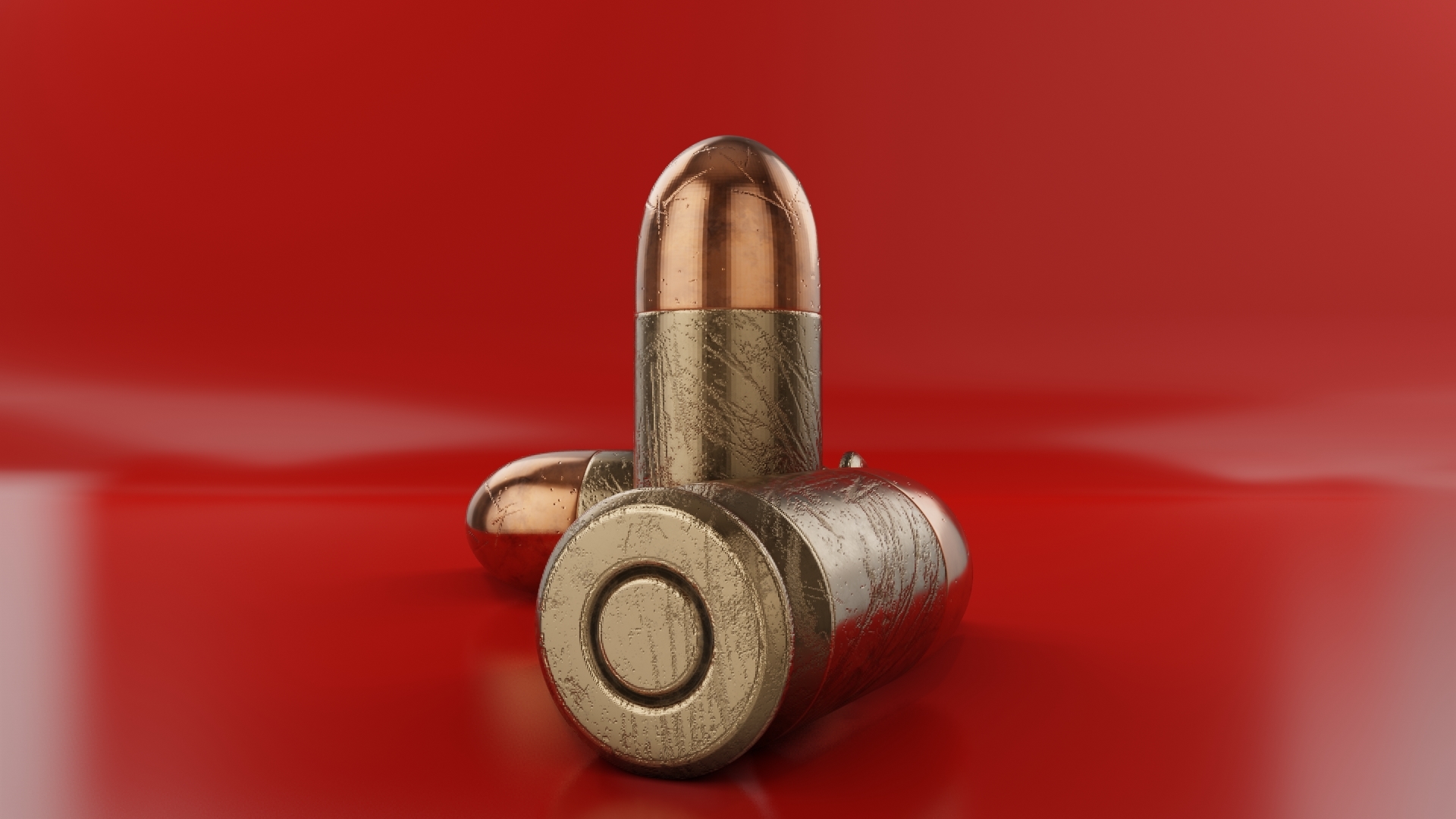 9毫米子弹3d模型