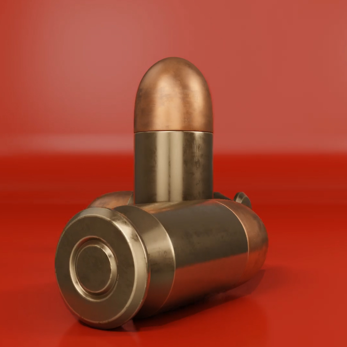 9毫米子弹3d模型
