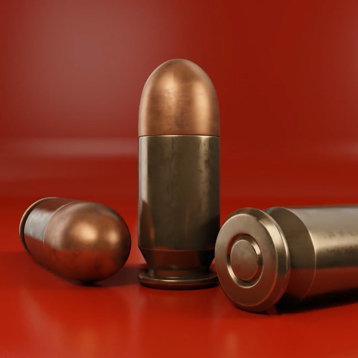 9毫米子弹3d模型