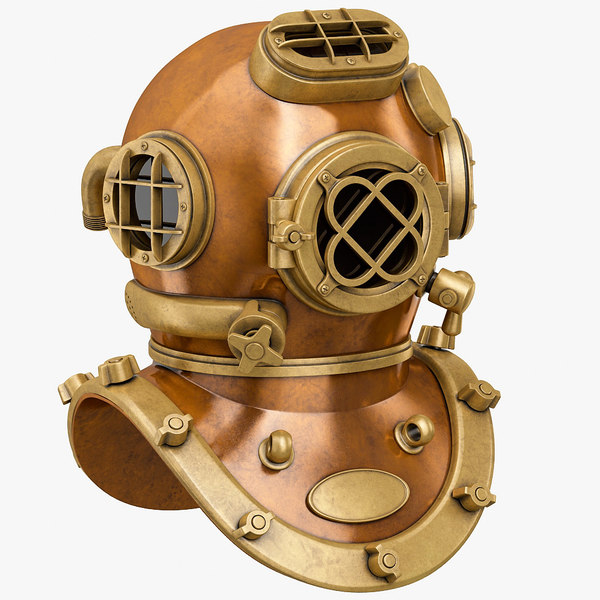 diving helmet v 3D