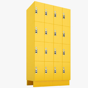 commercial lockers lock 3D model