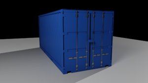 shipping 20 cargo container 3D model