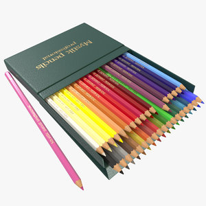3D colored pencils