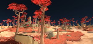 trees - 3D model