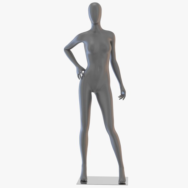 3D female mannequin pose 1 model