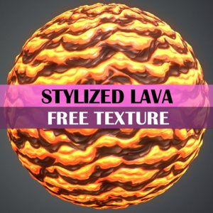 Stylized Lava Texture
