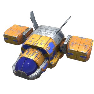 scout ship 3D model