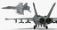 3D military airplanes 2 air force model