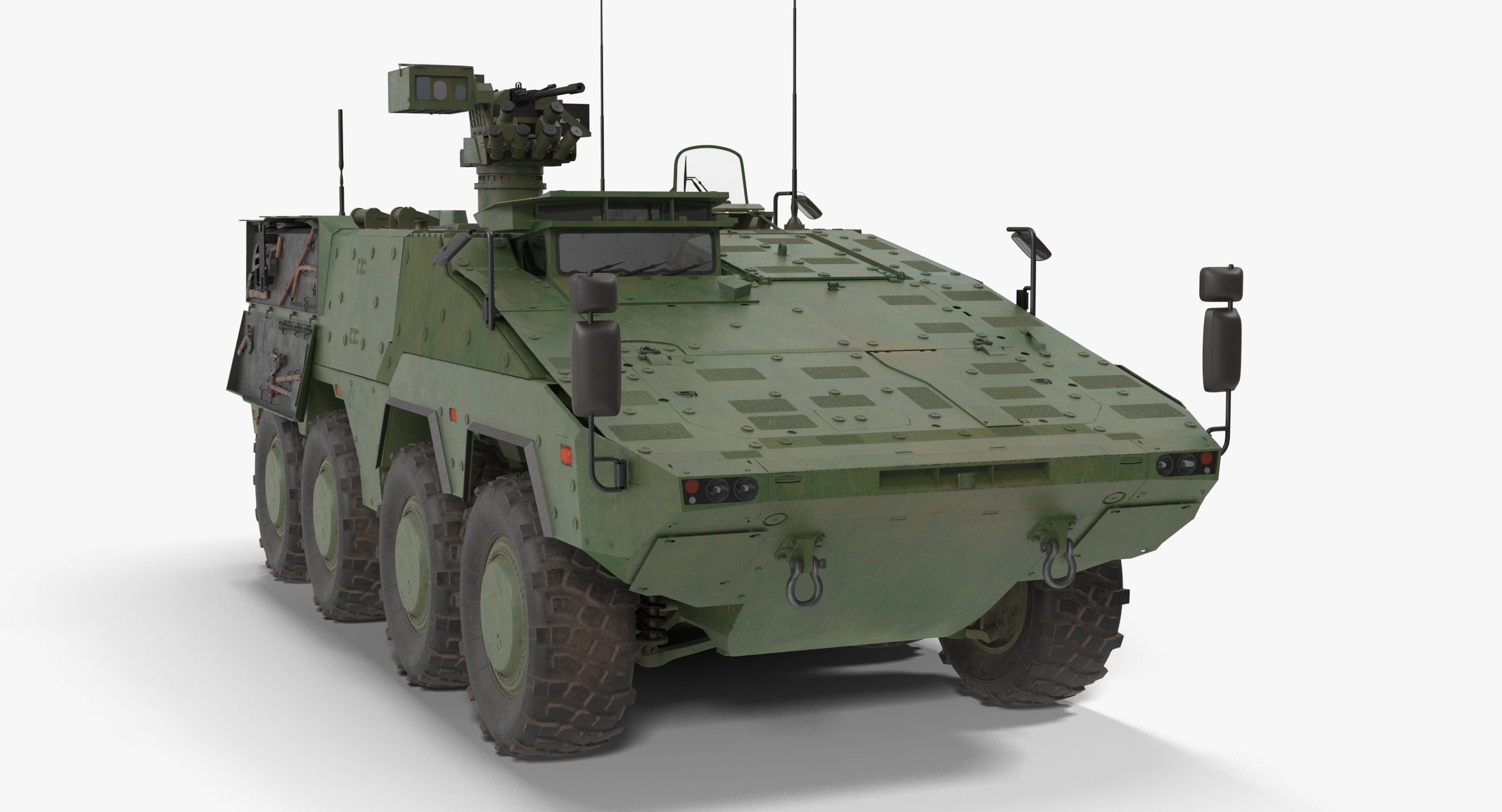 3D apc boxer green TurboSquid 1437276